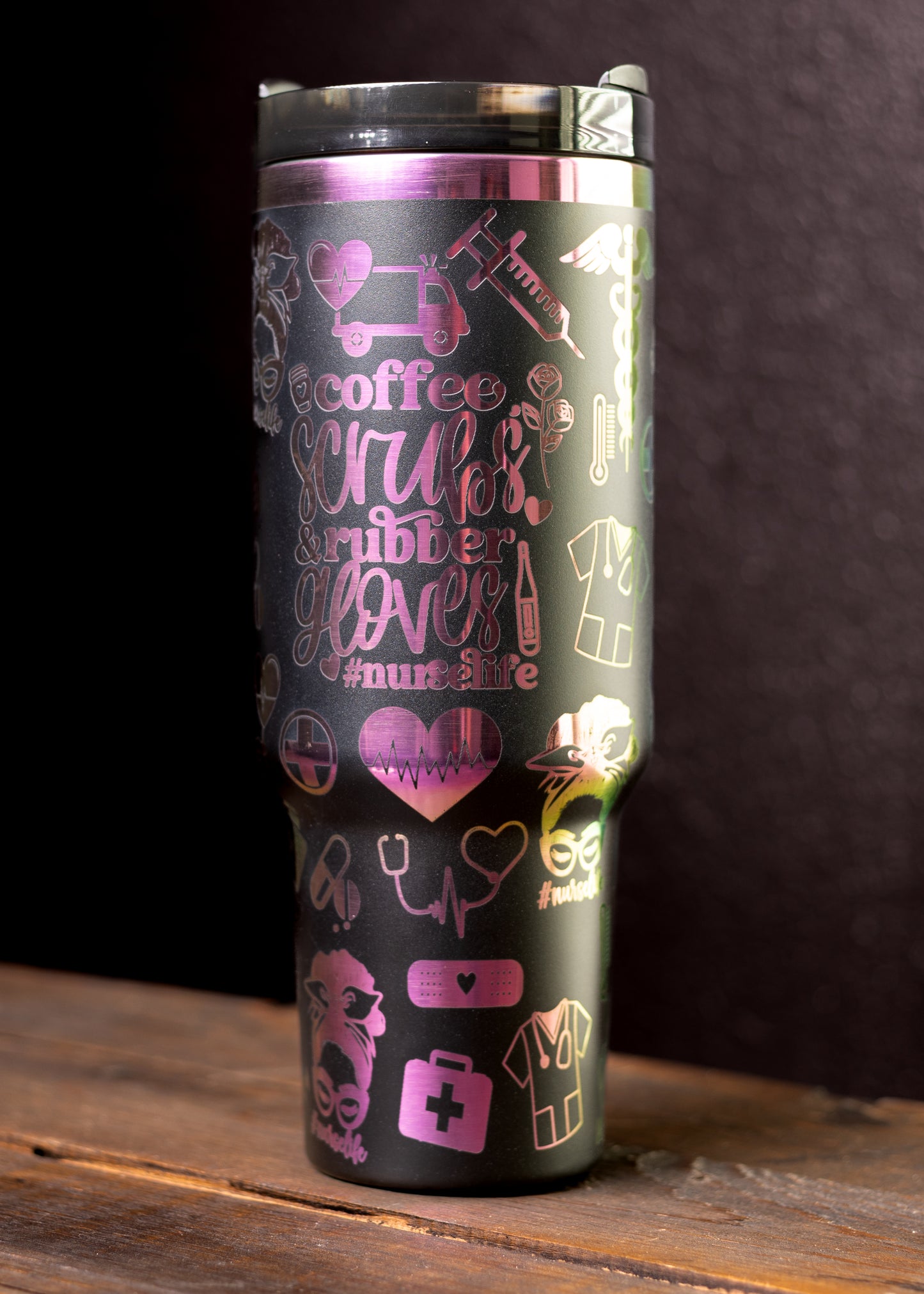 Nurses - Laser Etched 40 oz Tumbler