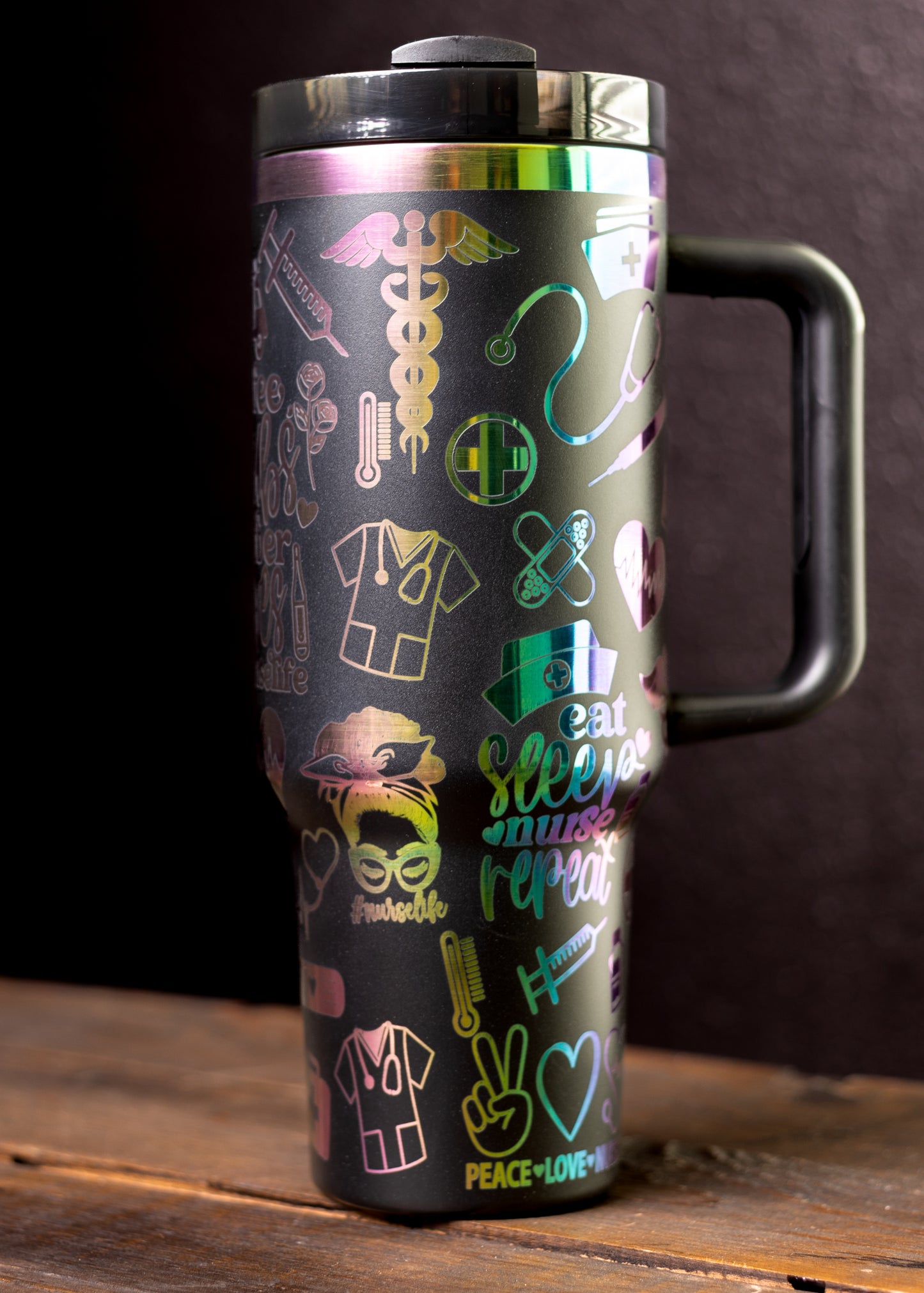 Nurses - Laser Etched 40 oz Tumbler
