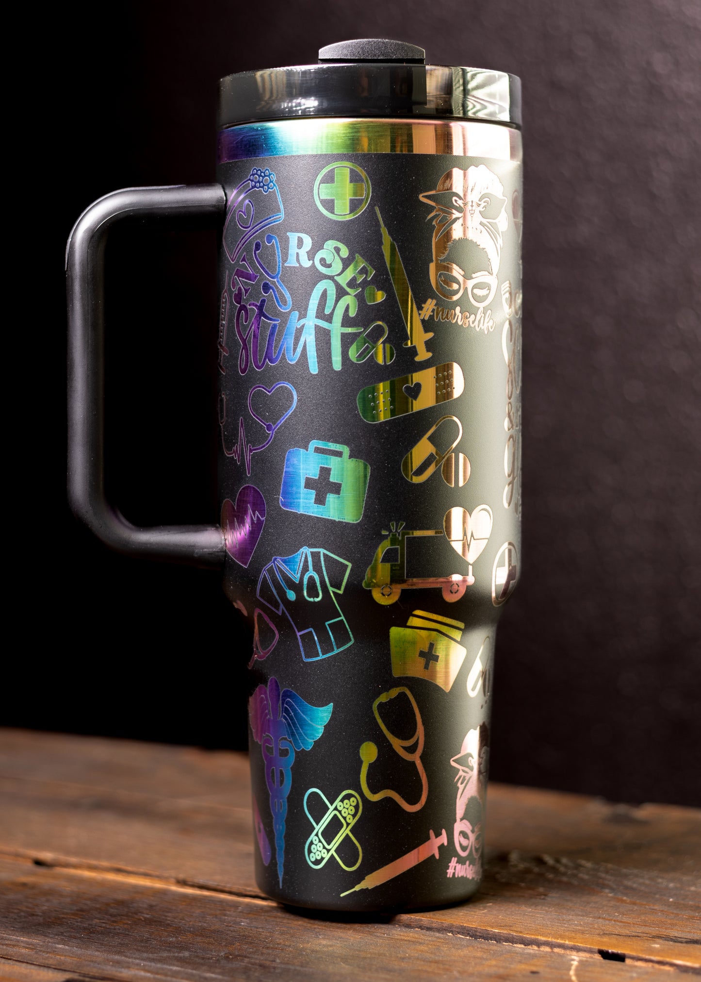 Nurses - Laser Etched 40 oz Tumbler