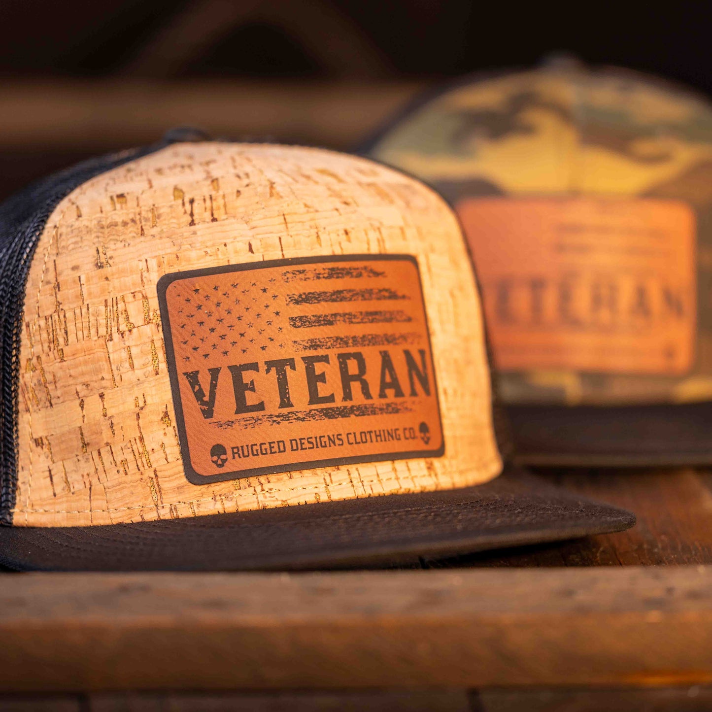 Veteran - Trucker Flat Bill Hats