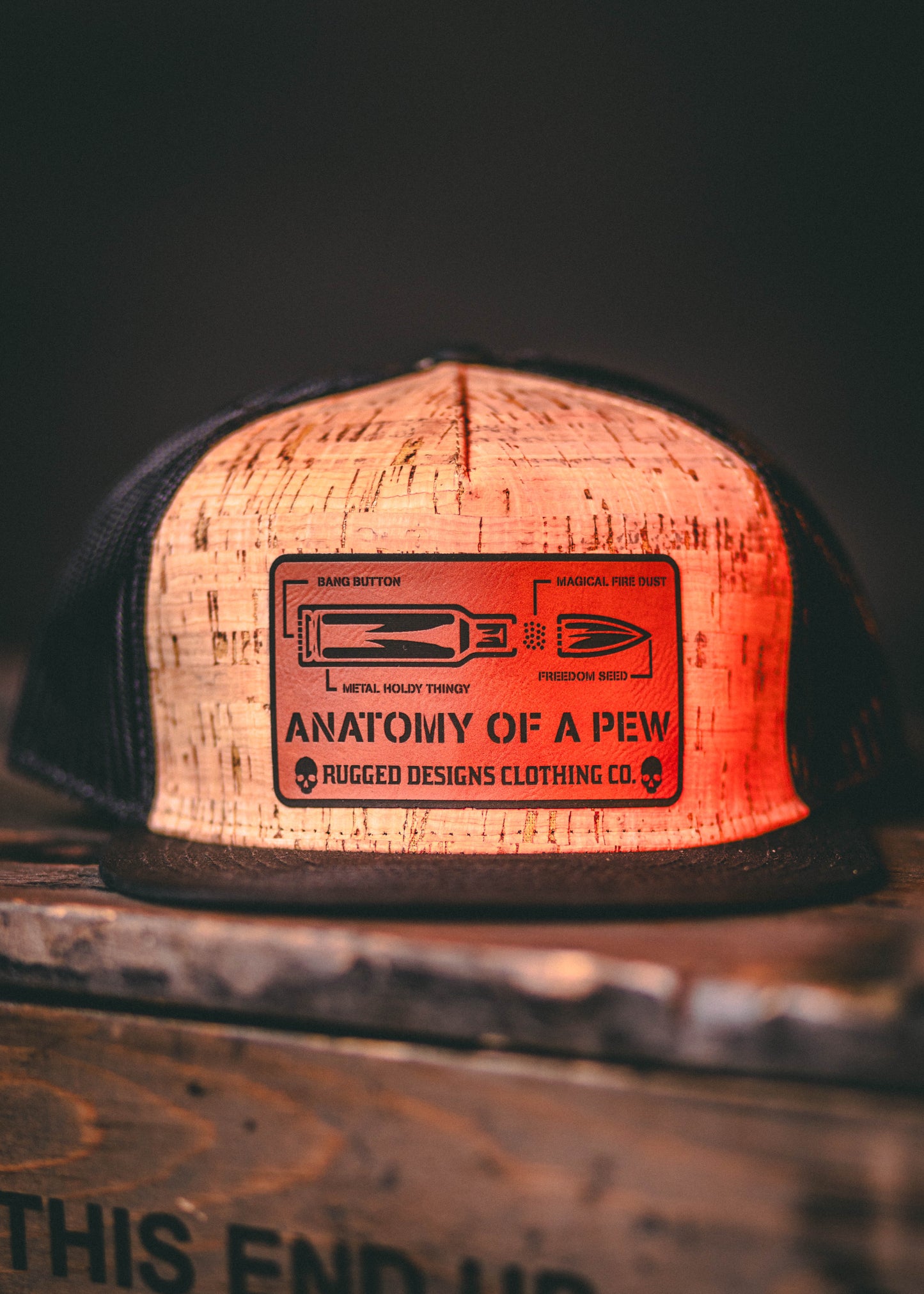 Anatomy of a Pew  - Trucker Flat Bill Hats