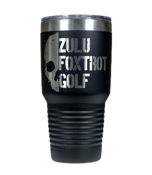Zulu Foxtrot Golf - Laser Etched 30 oz Tumbler