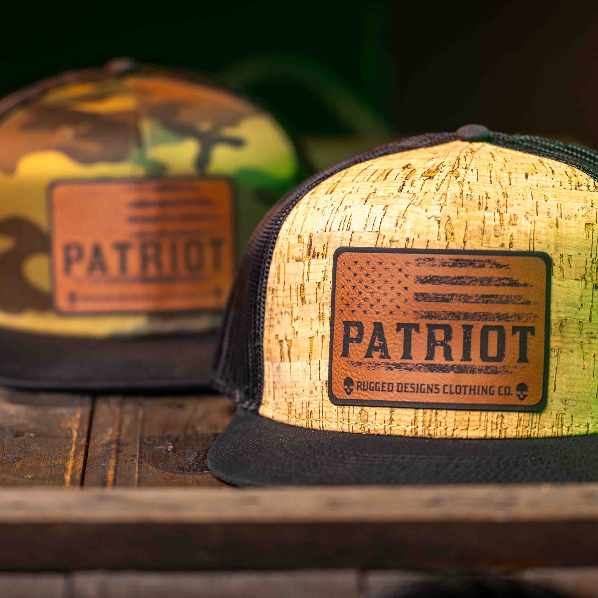 Patriot Trucker Flat Bill Hats