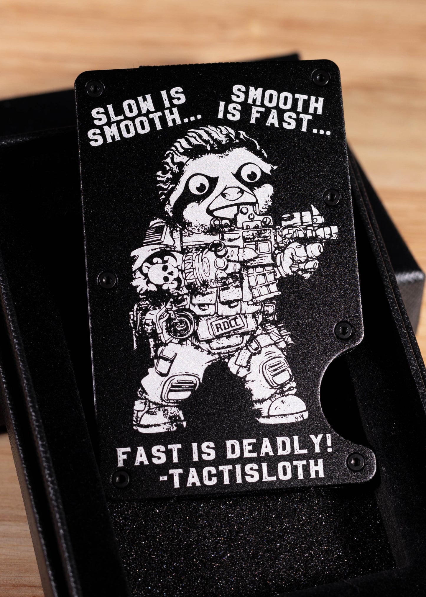 Tactisloth Aluminum Wallet