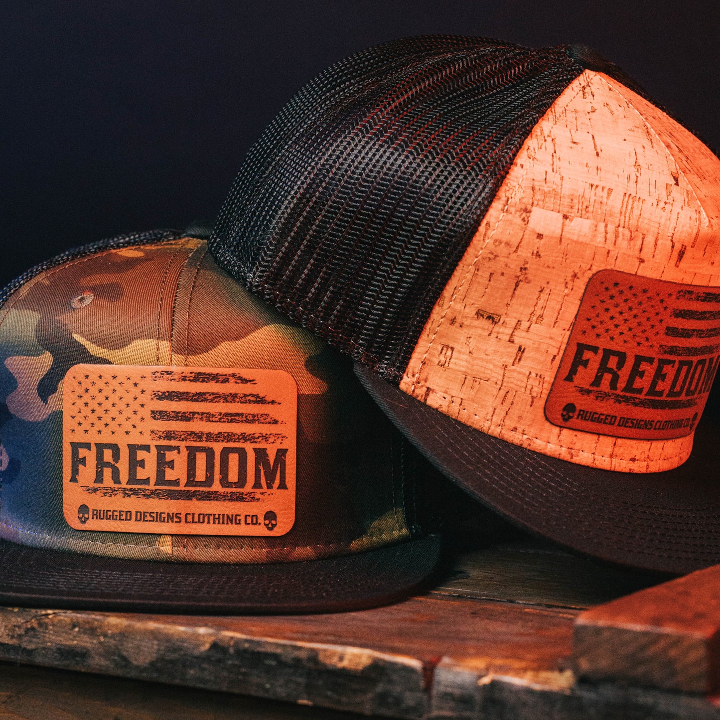 Freedom  - Trucker Flat Bill Hats