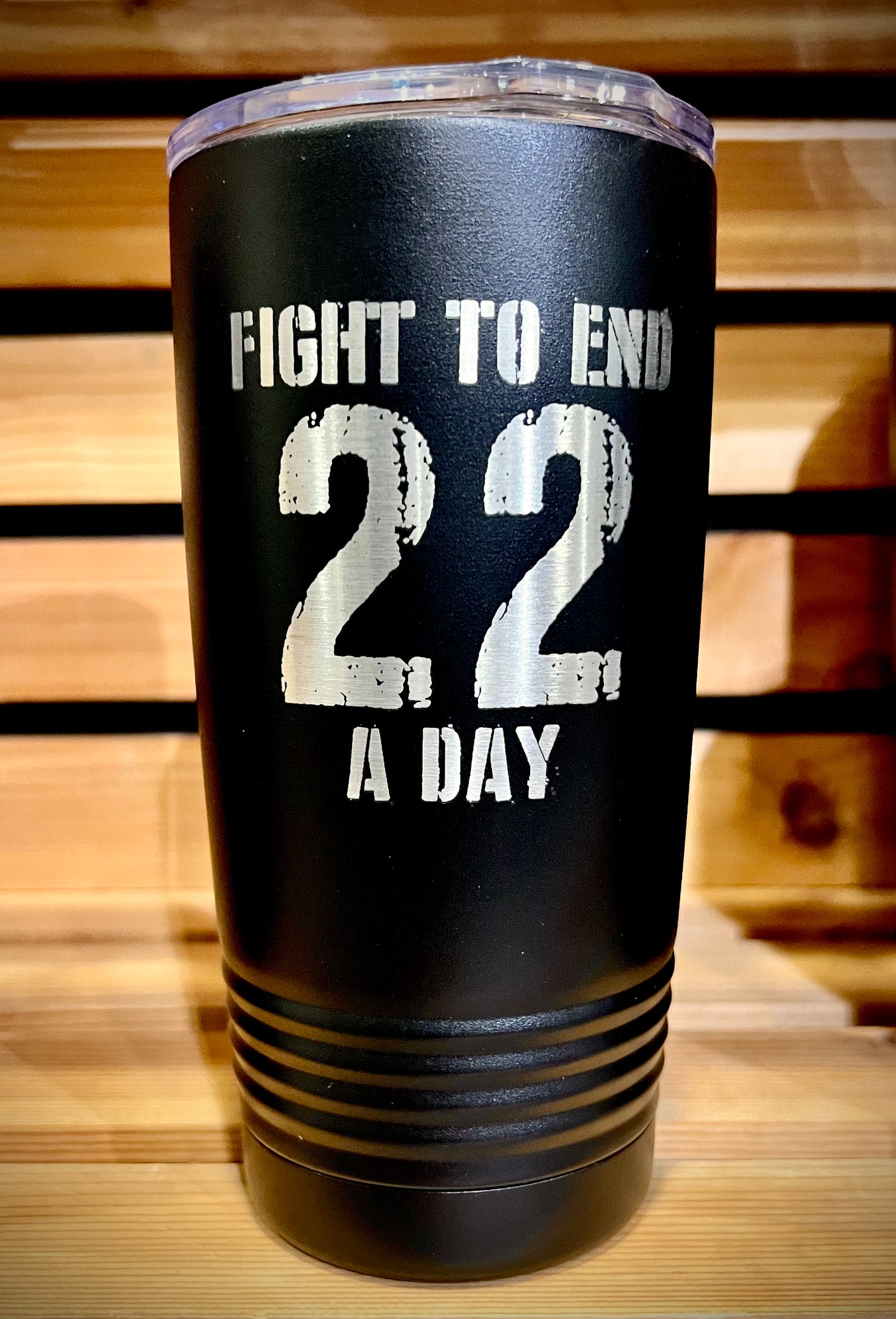 22 A Day - Laser Etched 20 oz Tumbler