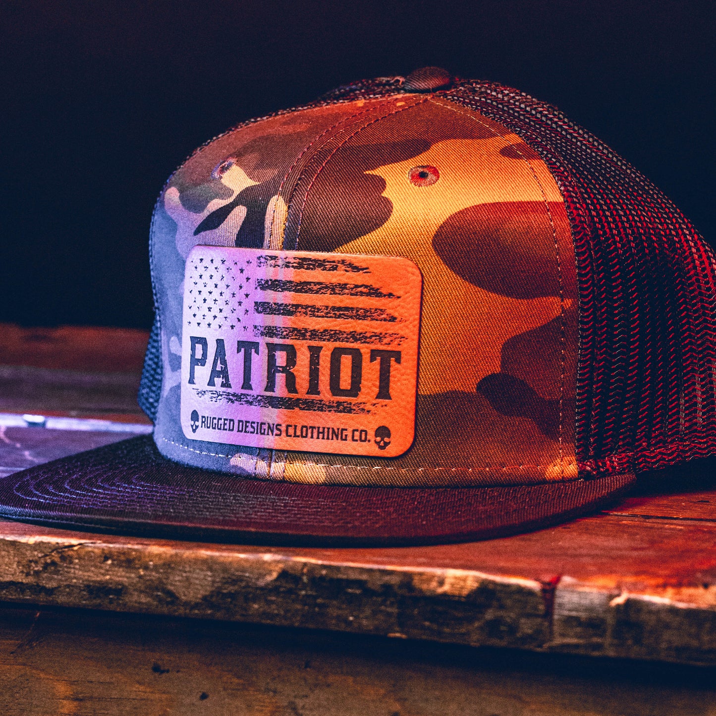 Patriot  - Trucker Flat Bill Hats