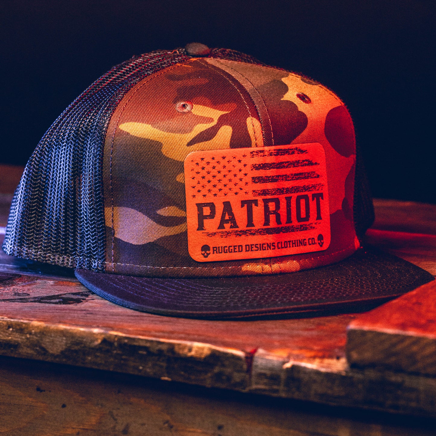 Patriot  - Trucker Flat Bill Hats