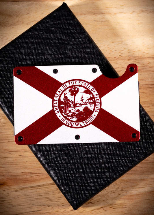 Florida State Flag Aluminum Wallet