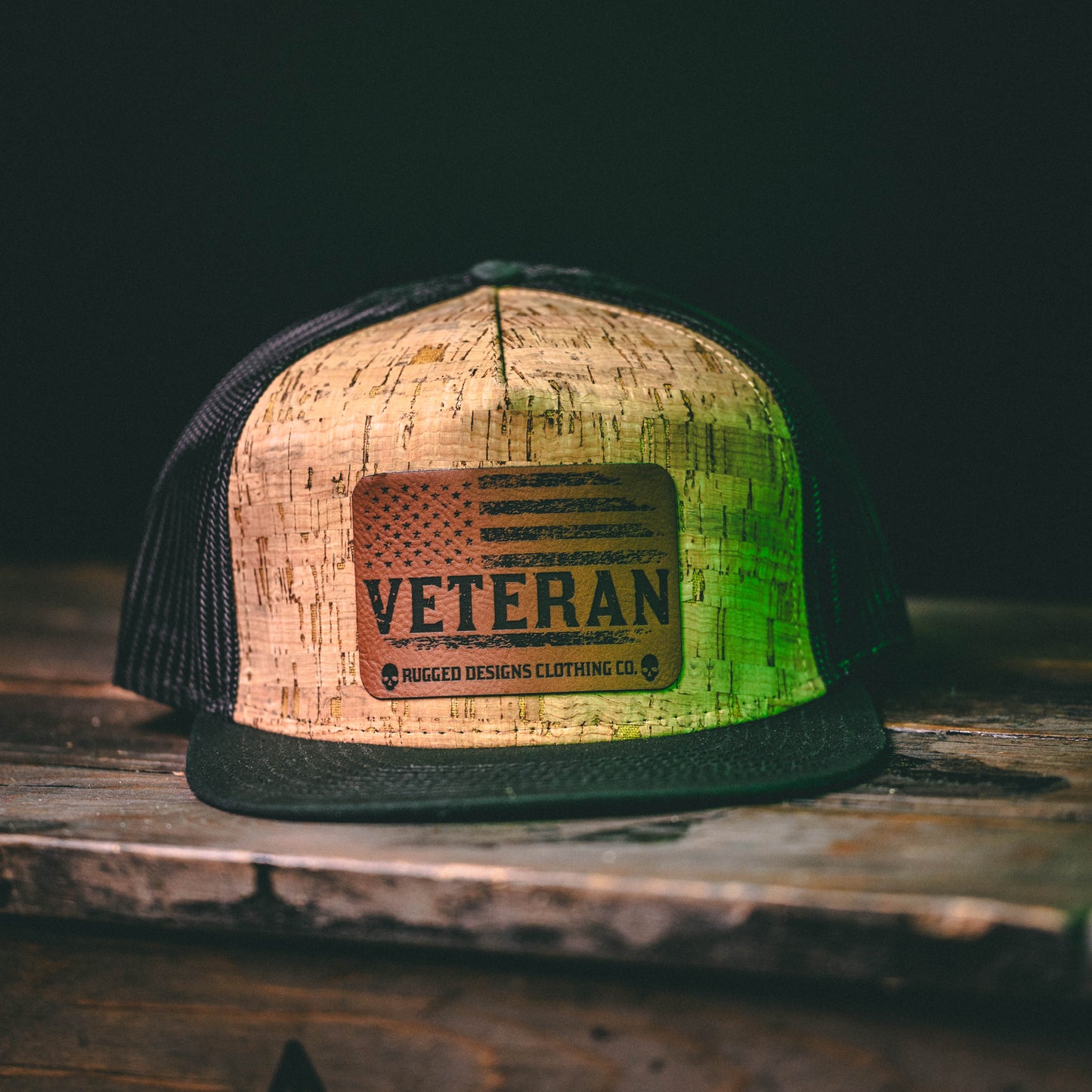 Veteran  - Trucker Flat Bill Hats