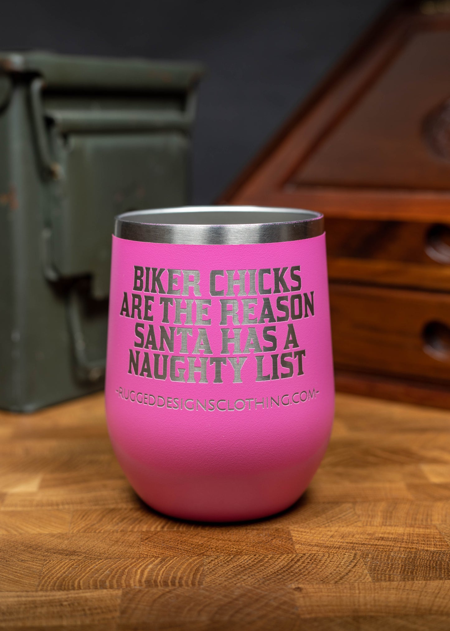 Biker Chicks - Laser Etched 12 oz Tumbler