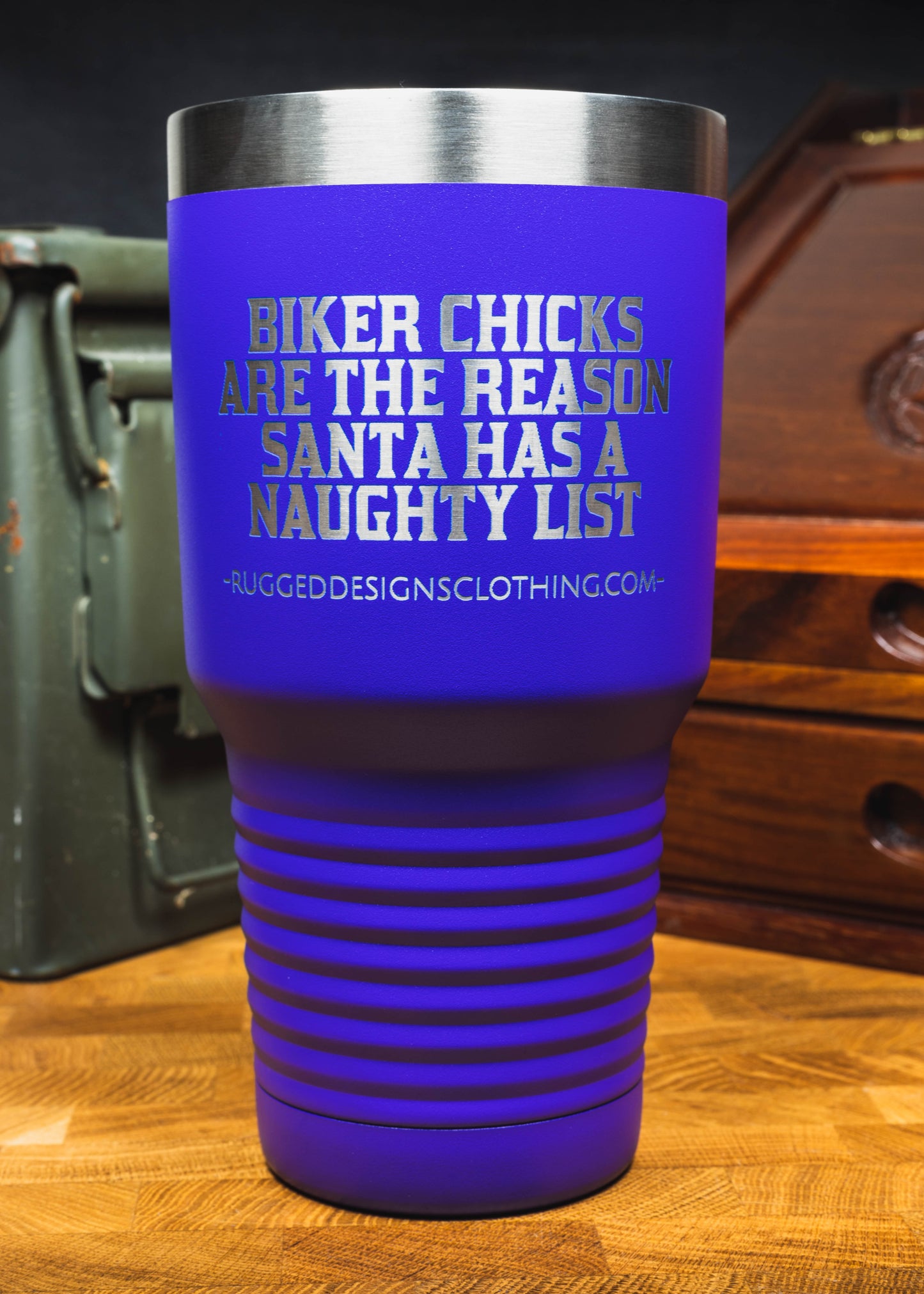 Biker Chicks - Laser Etched 30 oz Tumbler