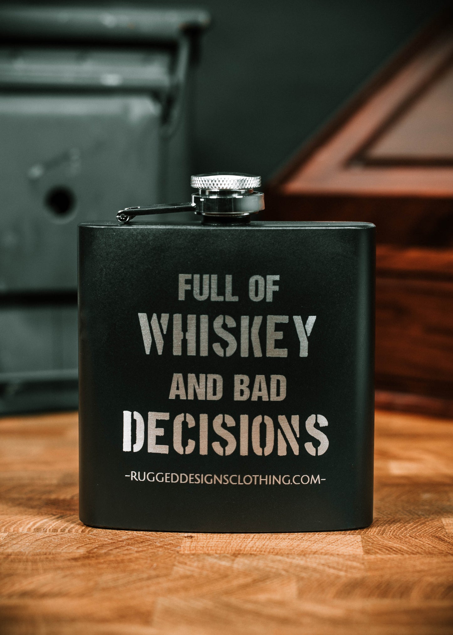 FOWABD - Laser Etched 6 oz Flask