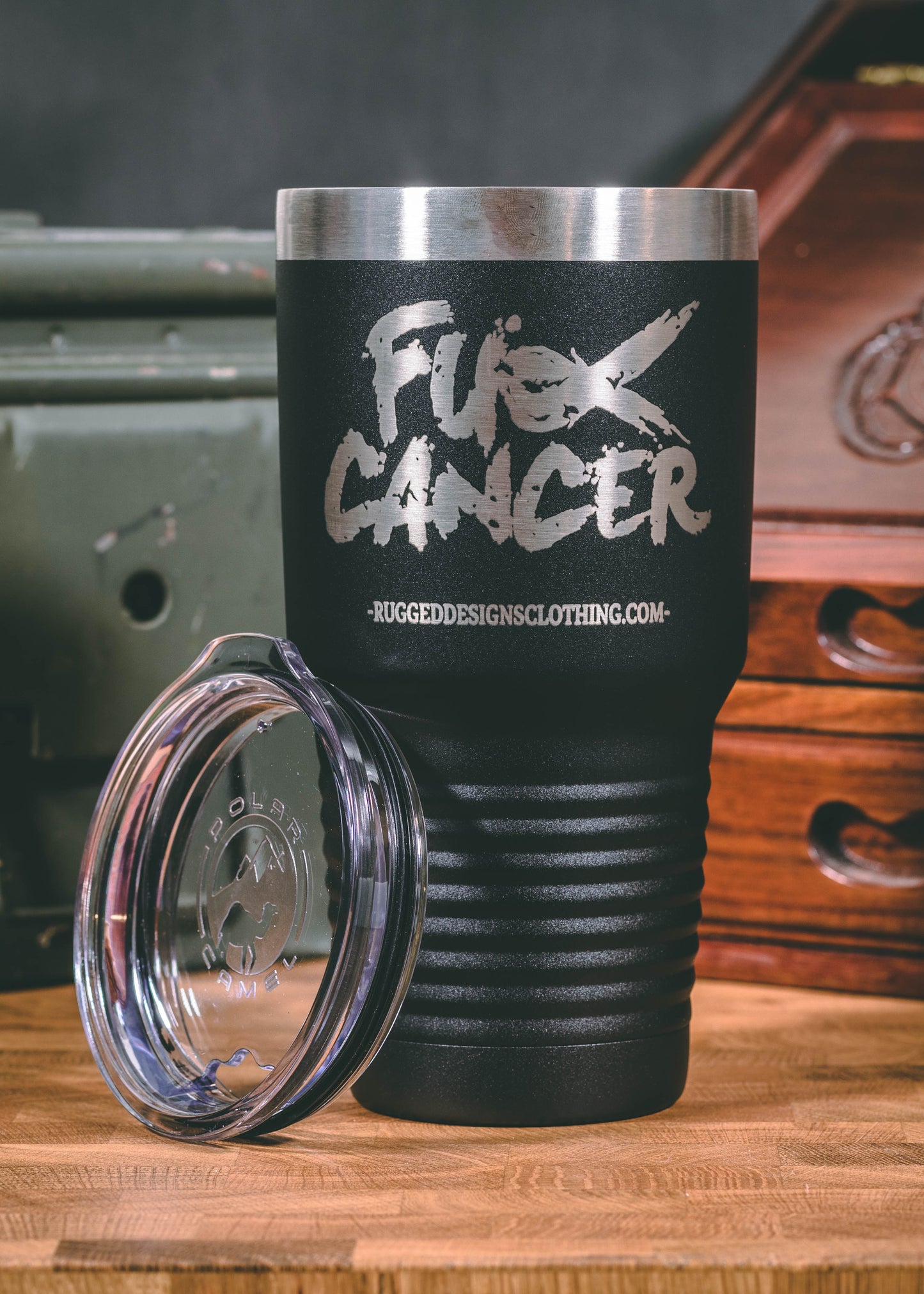 F CANCER - Laser Etched 30 oz Tumbler