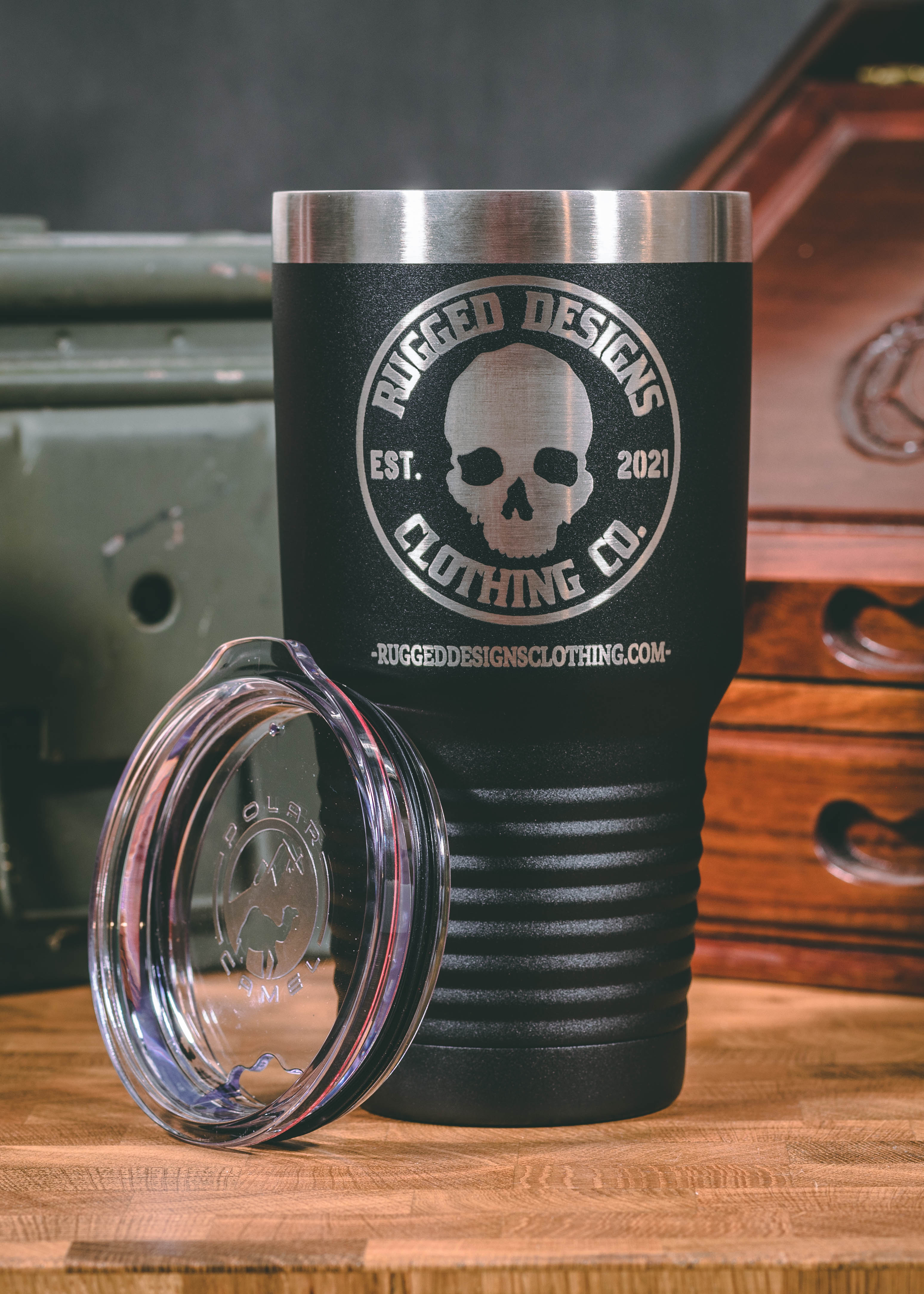 RDCC Logo - Laser Etched 30 oz Tumbler – Rugged Designs Clothing Co.